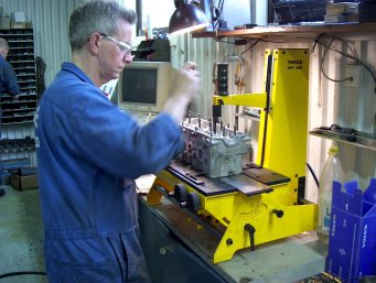 Harald tar ur ventiler